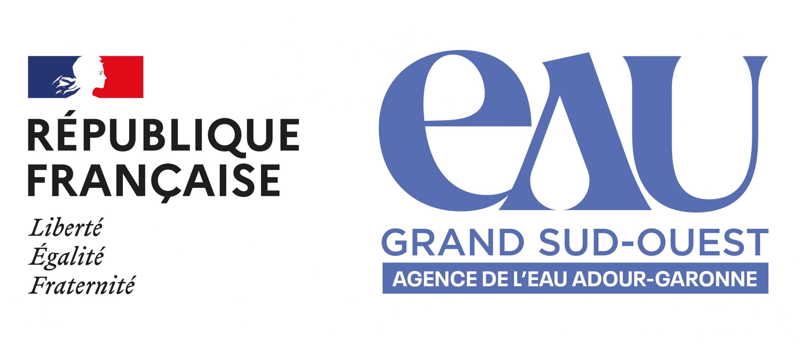 eau grand sud ouest-marianne-bloc-marque region occitanie - Logo